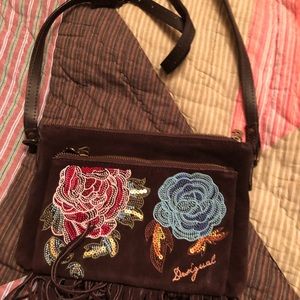 Desigual cross body bag.  Never used.